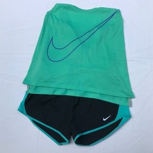 Women’s Nike Running Shorts and Tank Top Set